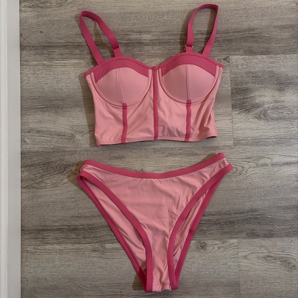 Pink Women's Bikini Set
